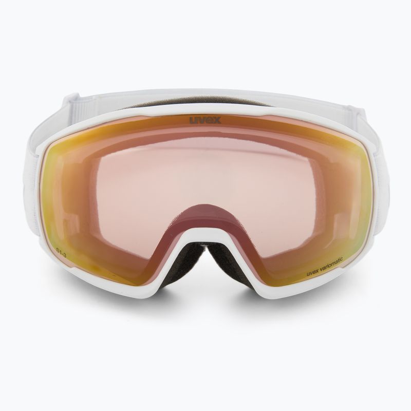 Síszemüveg UVEX Victorious S V white matt/vario rose mirror 2