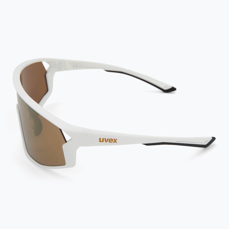 Napszemüveg Uvex Skyryse white matt/mirror gold 4