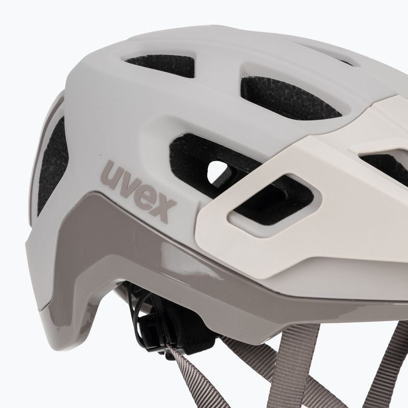 Kerékpáros sisak UVEX React MIPS warm grey matt 8