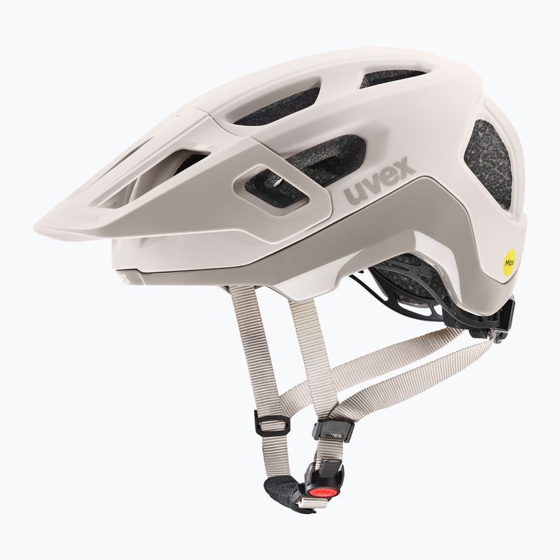Kerékpáros sisak UVEX React MIPS warm grey matt 9