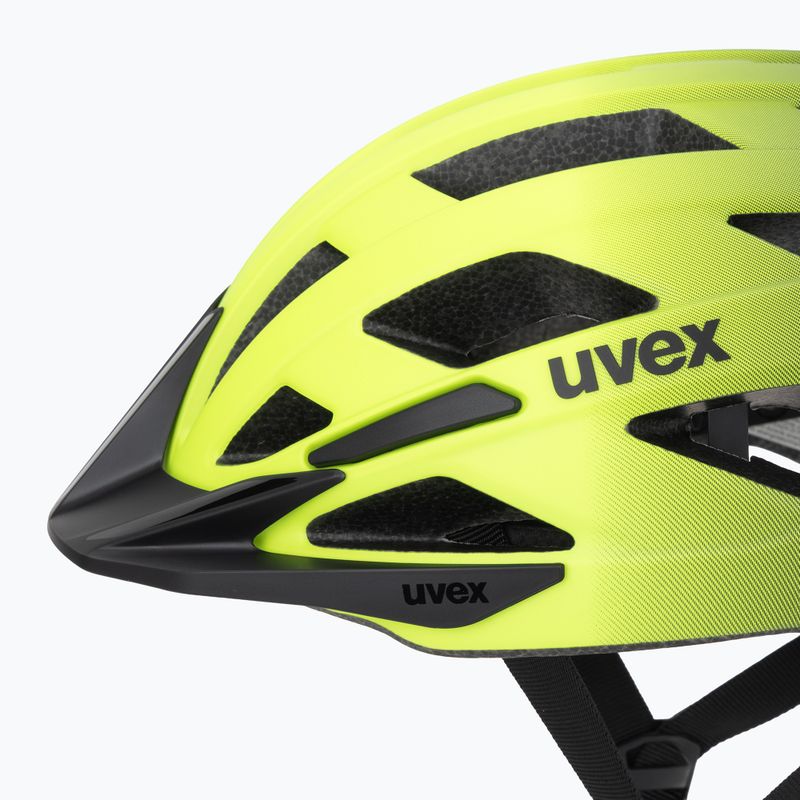 Kerékpáros sisak UVEX I-vo 2 neon yellow/black matt 7