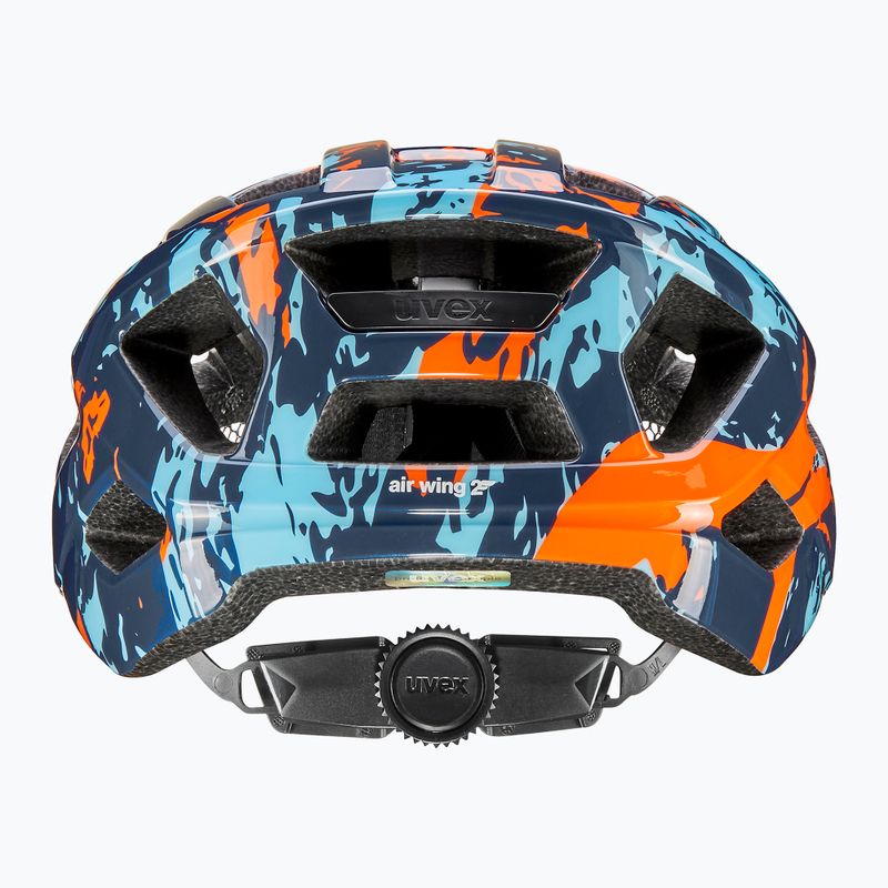 Gyerek kerékpáros sisak UVEX Air Wing 2 papaya/bubble blue 3