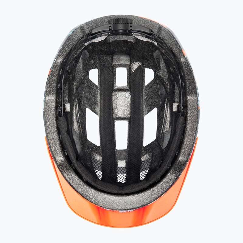 Gyerek kerékpáros sisak UVEX Air Wing 2 papaya/bubble blue 5