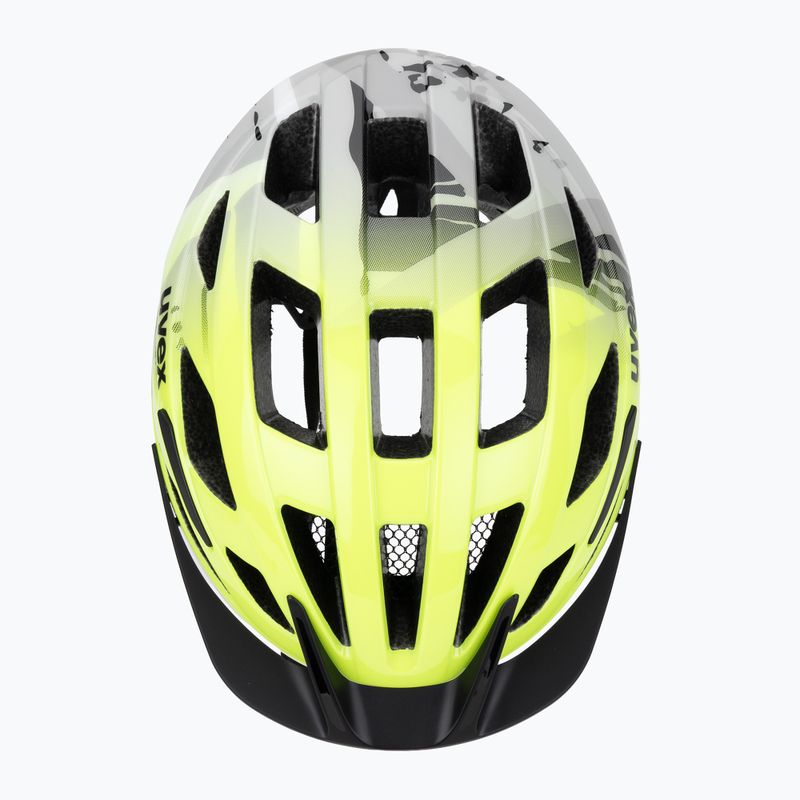 Gyerek kerékpáros sisak UVEX Air Wing 2 neon yellow/black 6