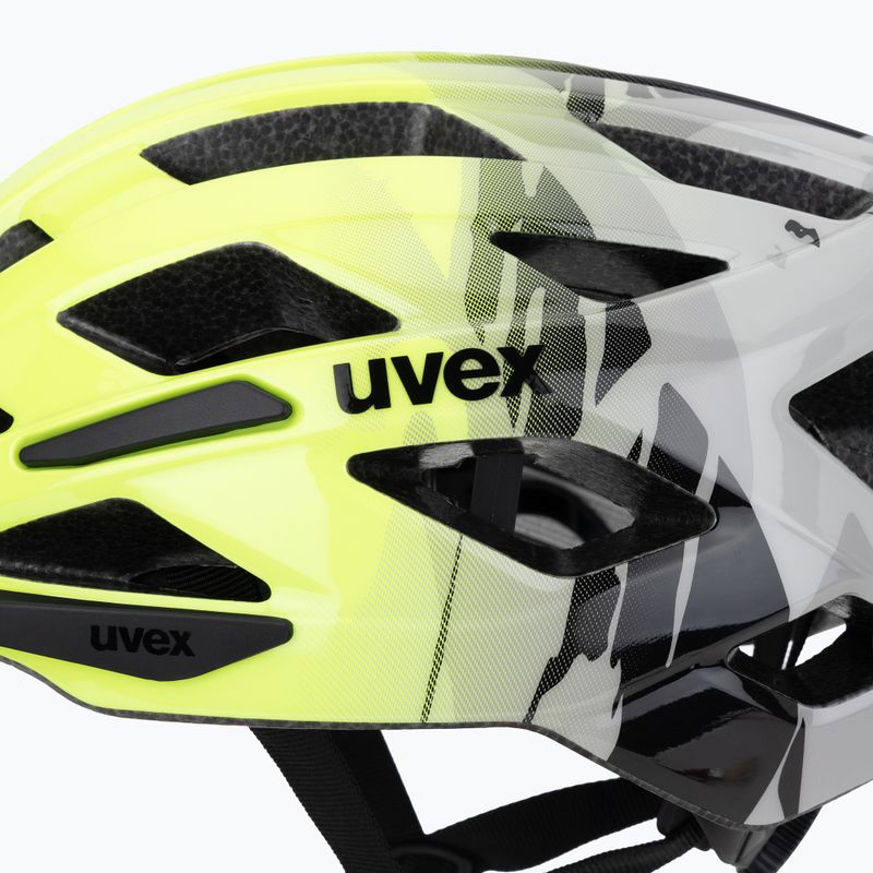 Gyerek kerékpáros sisak UVEX Air Wing 2 neon yellow/black 7