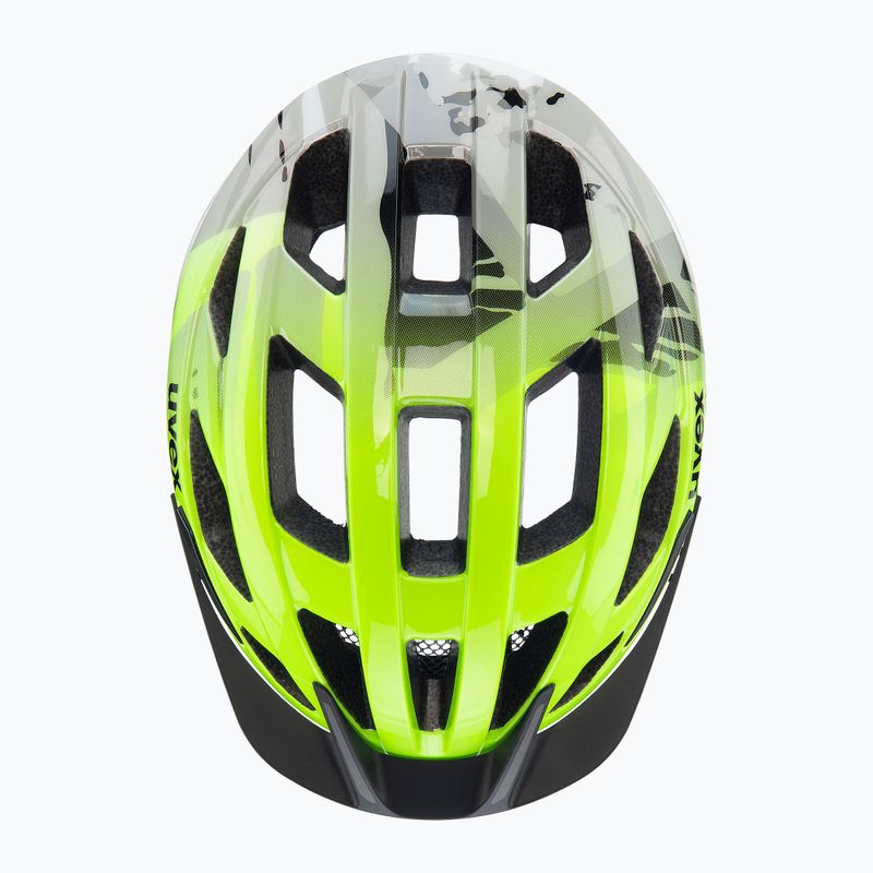 Gyerek kerékpáros sisak UVEX Air Wing 2 neon yellow/black 4