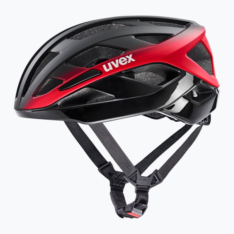 Kerékpáros sisak UVEX I-Volute black/red matte 9