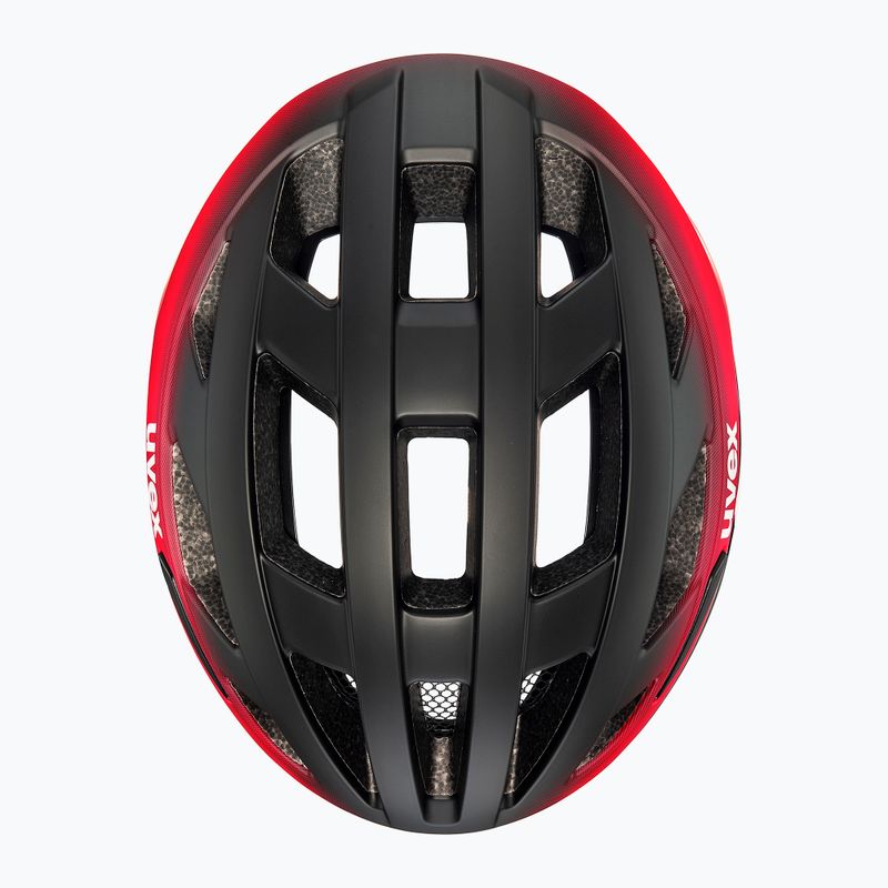 Kerékpáros sisak UVEX I-Volute black/red matte 12