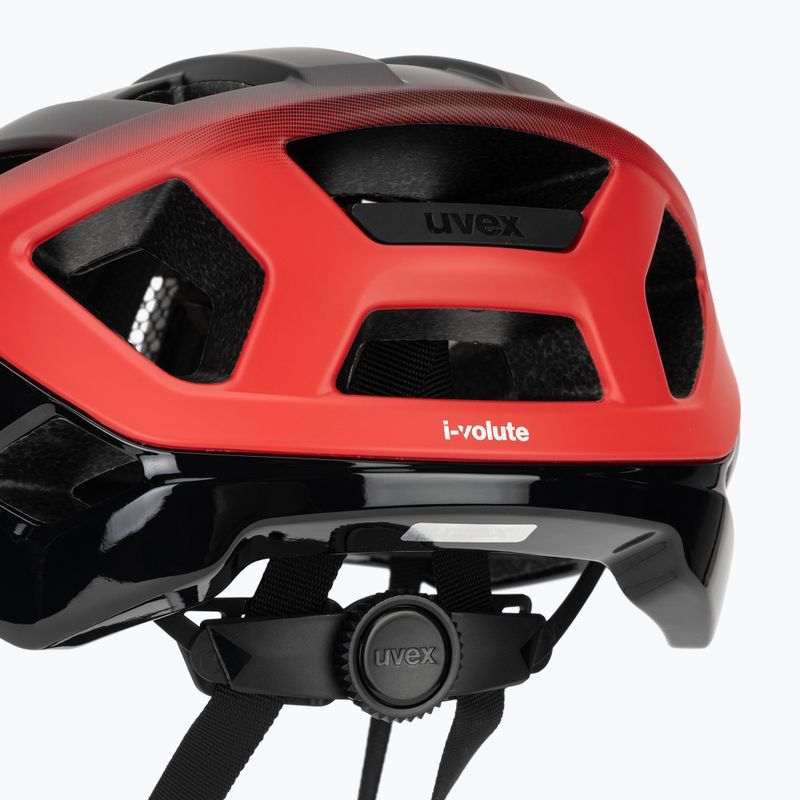 Kerékpáros sisak UVEX I-Volute black/red matte 8