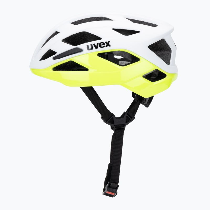 Kerékpáros sisak UVEX I-Volute white/neon yellow matt 3