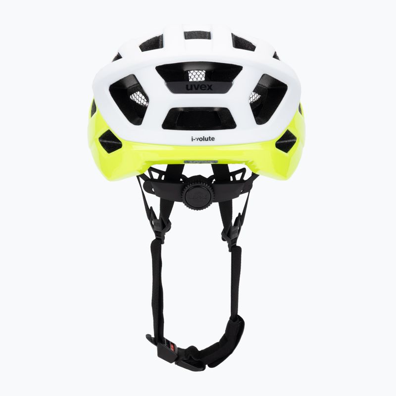 Kerékpáros sisak UVEX I-Volute white/neon yellow matt 4