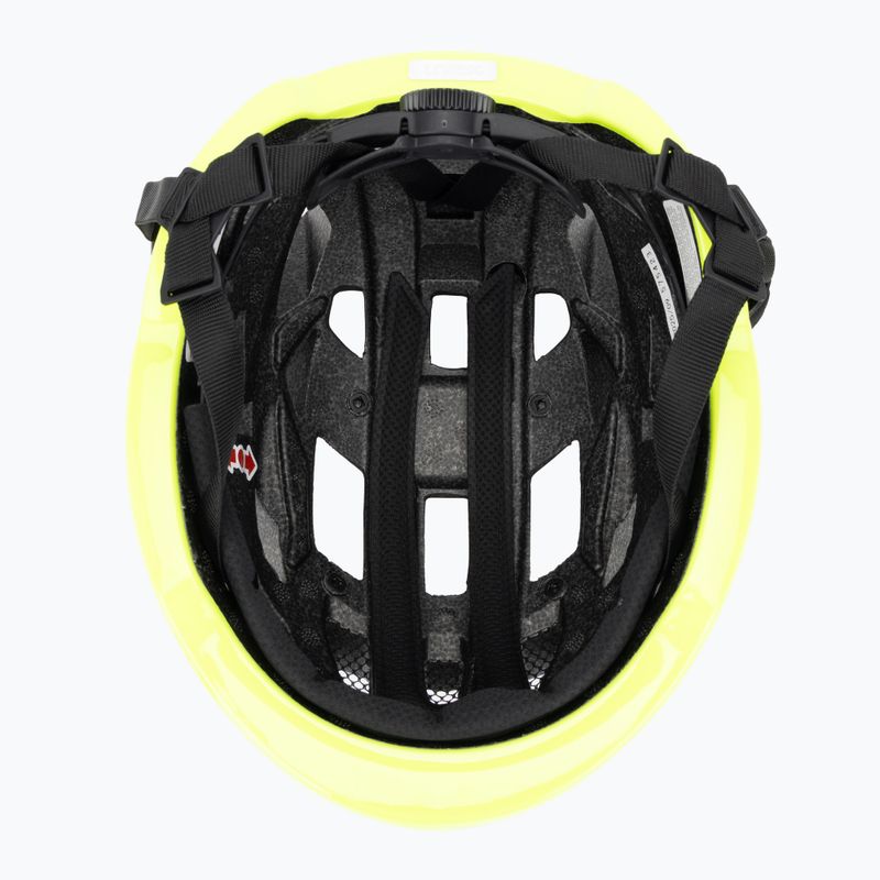 Kerékpáros sisak UVEX I-Volute white/neon yellow matt 5