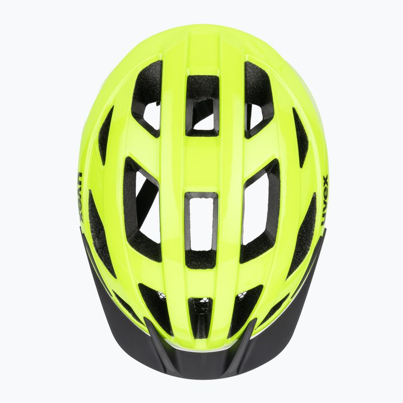 Kerékpáros sisak UVEX I-vo 2 Pure neon yellow 6