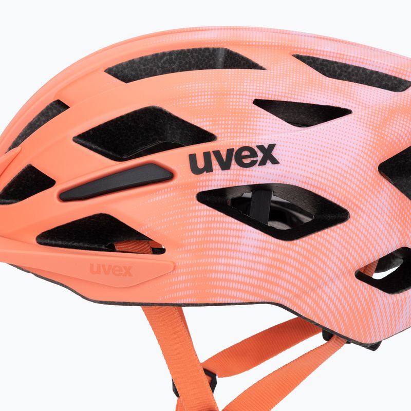 Gyerek kerékpáros sisak UVEX Air Wing 2 CC coral/strawberry matt 7