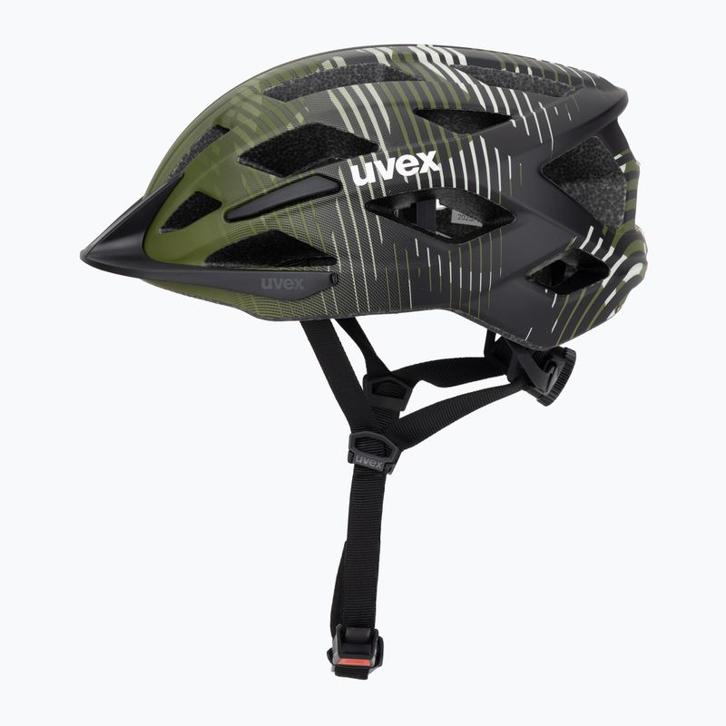 Gyerek kerékpáros sisak UVEX Air Wing 2 CC dark olive/black matt 3