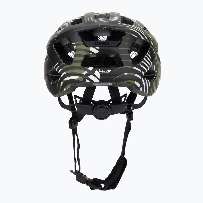 Gyerek kerékpáros sisak UVEX Air Wing 2 CC dark olive/black matt 4