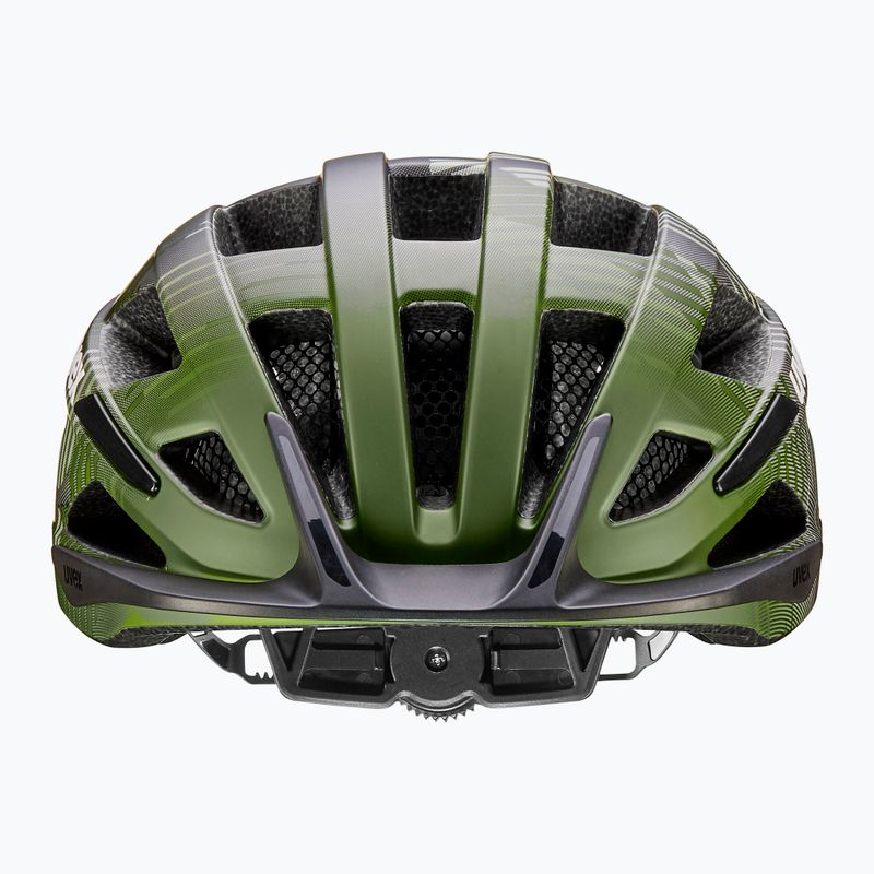 Gyerek kerékpáros sisak UVEX Air Wing 2 CC dark olive/black matt 2