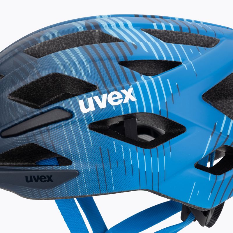 Gyerek kerékpáros sisak UVEX Air Wing 2 CC dusk/bubble blue matt 7