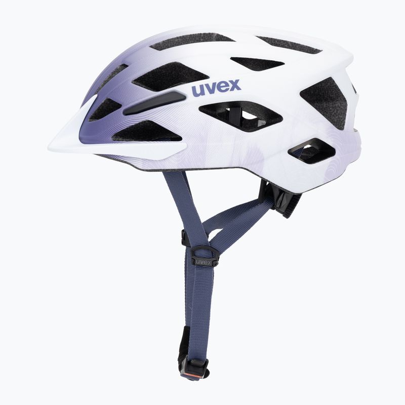 Gyerek kerékpáros sisak UVEX Air Wing 2 CC lilac/white matt 3