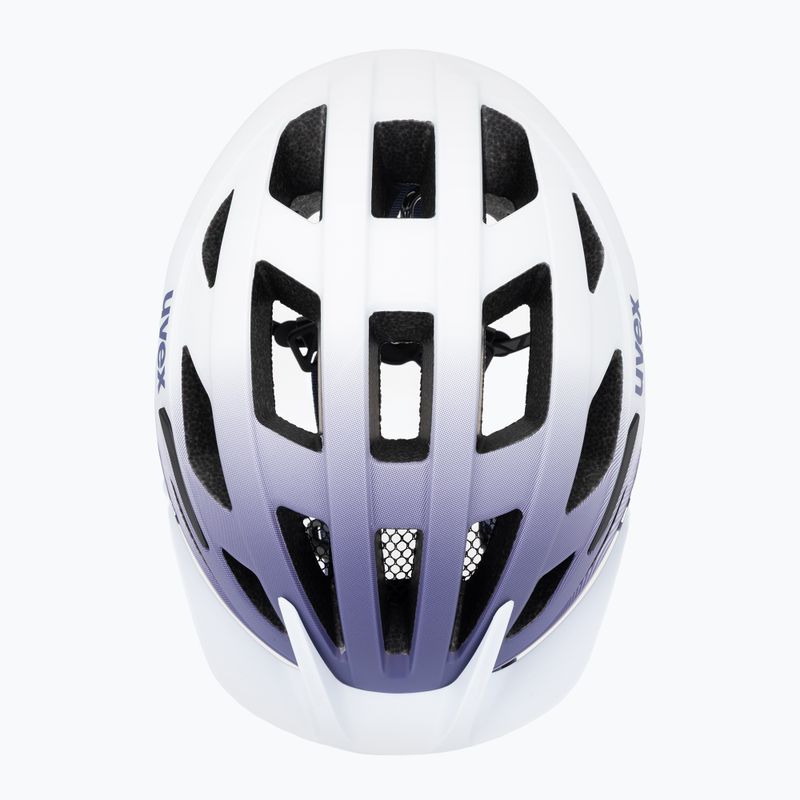 Gyerek kerékpáros sisak UVEX Air Wing 2 CC lilac/white matt 6