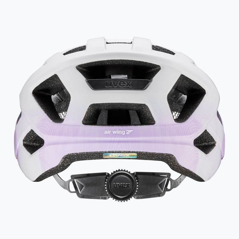 Gyerek kerékpáros sisak UVEX Air Wing 2 CC lilac/white matt 3