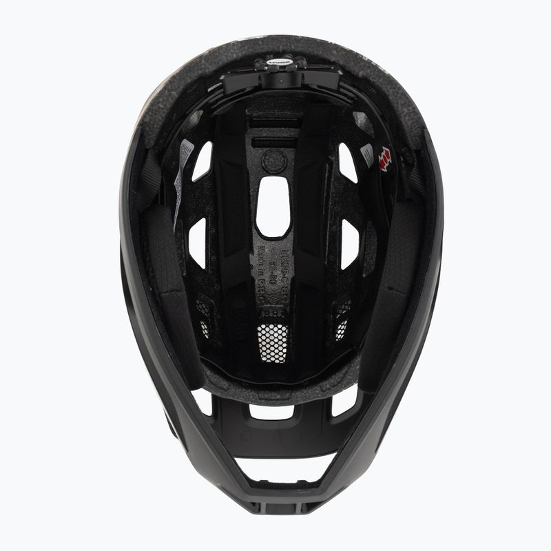 Gyermek kerékpáros sisak UVEX React Fullface Jr black/white matt 5