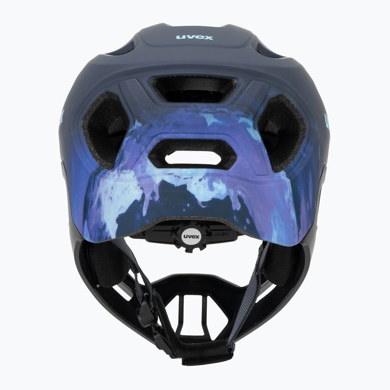 Gyermek kerékpáros sisak UVEX React Fullface Jr dusk blue matt 4