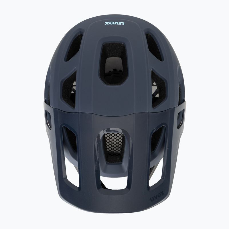 Gyermek kerékpáros sisak UVEX React Fullface Jr dusk blue matt 6
