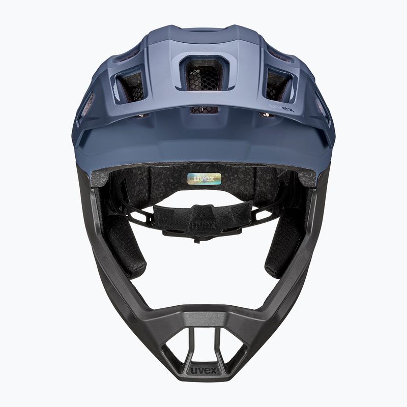 Gyermek kerékpáros sisak UVEX React Fullface Jr dusk blue matt 3
