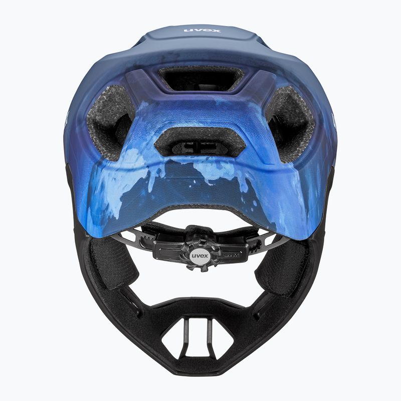 Gyermek kerékpáros sisak UVEX React Fullface Jr dusk blue matt 4