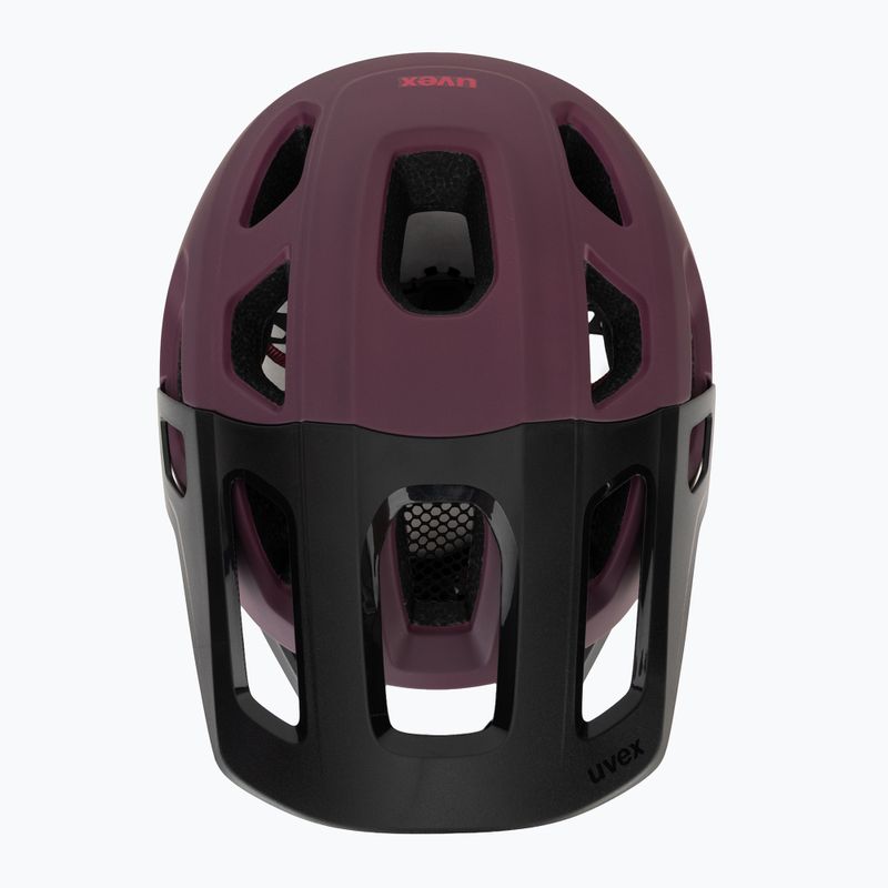 Gyermek kerékpáros sisak UVEX React Fullface Jr cranberry matt 6