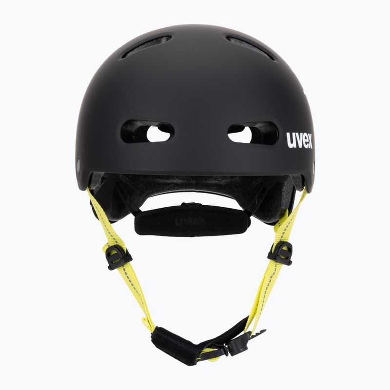Gyerek sisak UVEX Kid 4 Style bam black/lime matt 2