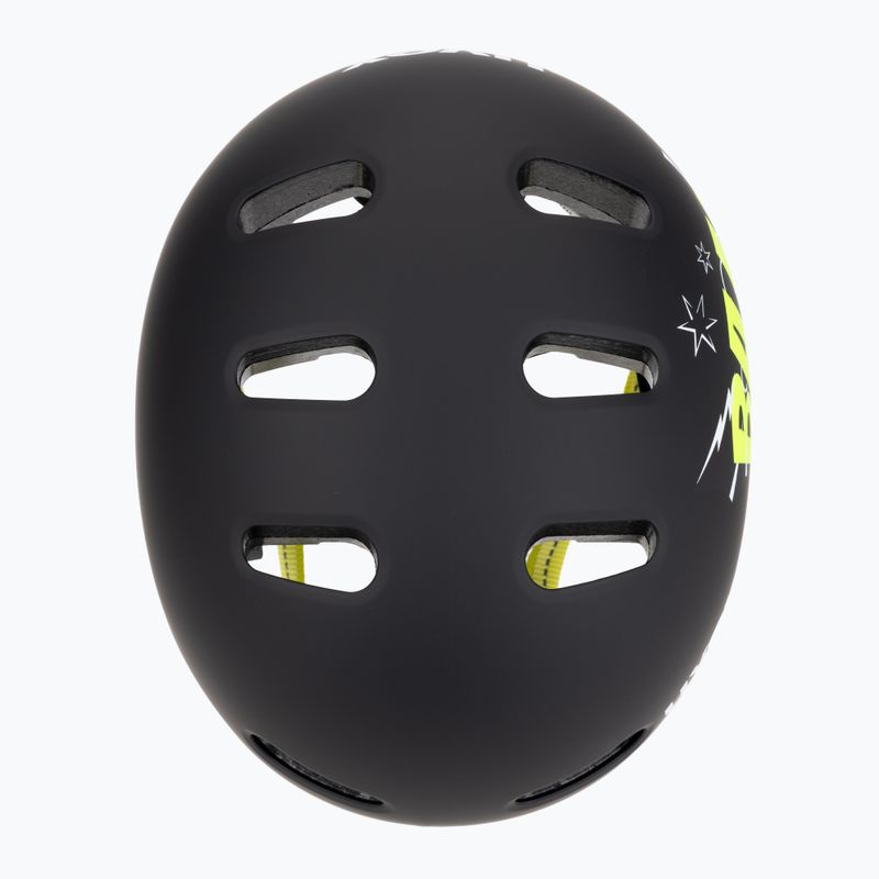 Gyerek sisak UVEX Kid 4 Style bam black/lime matt 6