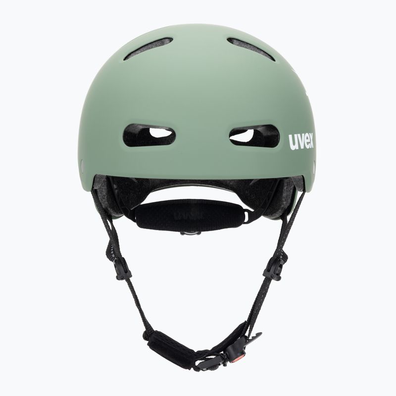 Gyerek sisak UVEX Kid 4 Style bam moss green/papaya matt 2