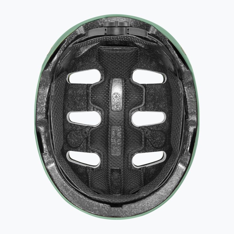 Gyerek sisak UVEX Kid 4 Style bam moss green/papaya matt 5