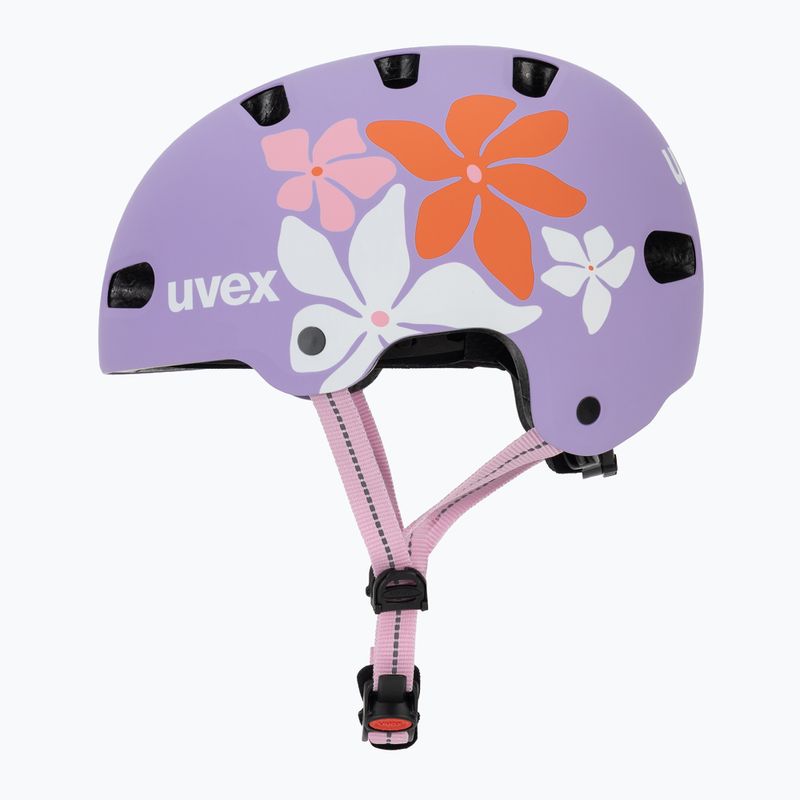 Gyerek sisak UVEX Kid 4 Style flower lilac matte 3