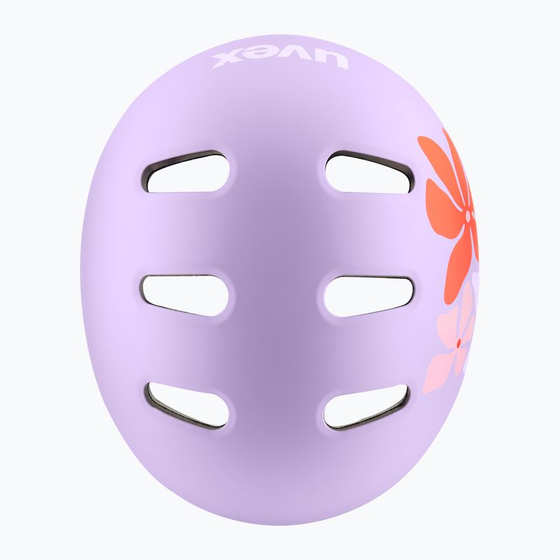 Gyerek sisak UVEX Kid 4 Style flower lilac matte 4
