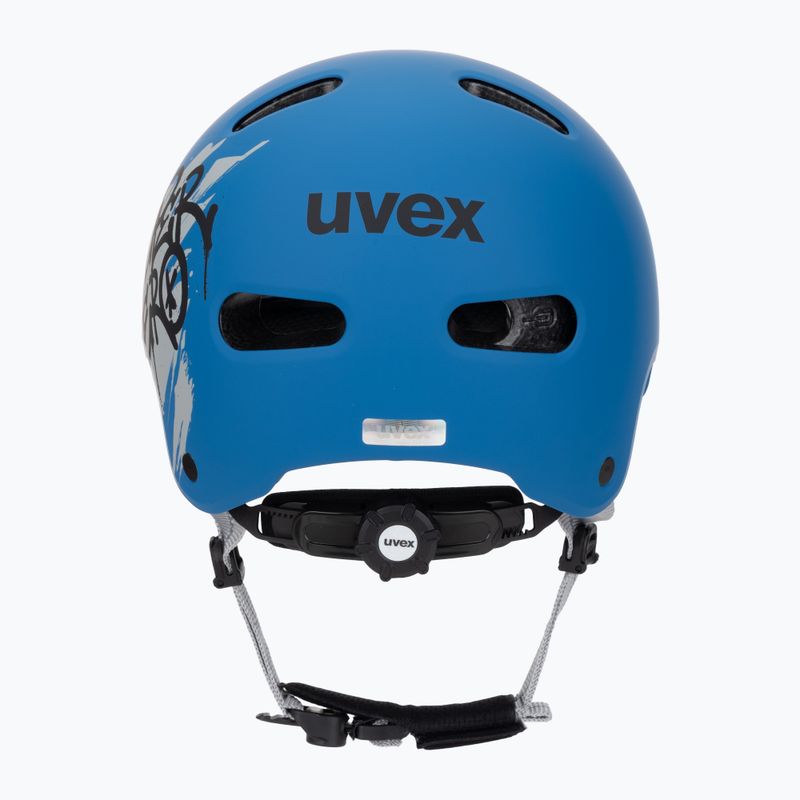 Gyerek sisak UVEX Kid 4 Style super hero blue matt 4