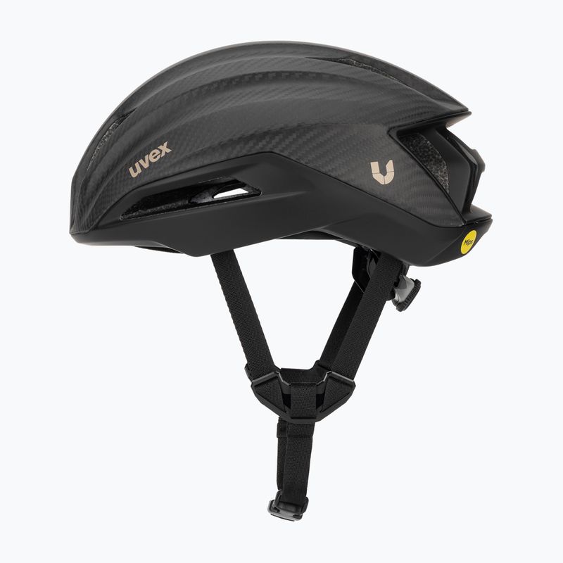 Kerékpáros sisak UVEX Ultimate Surge Carbon Mips all black matt 3