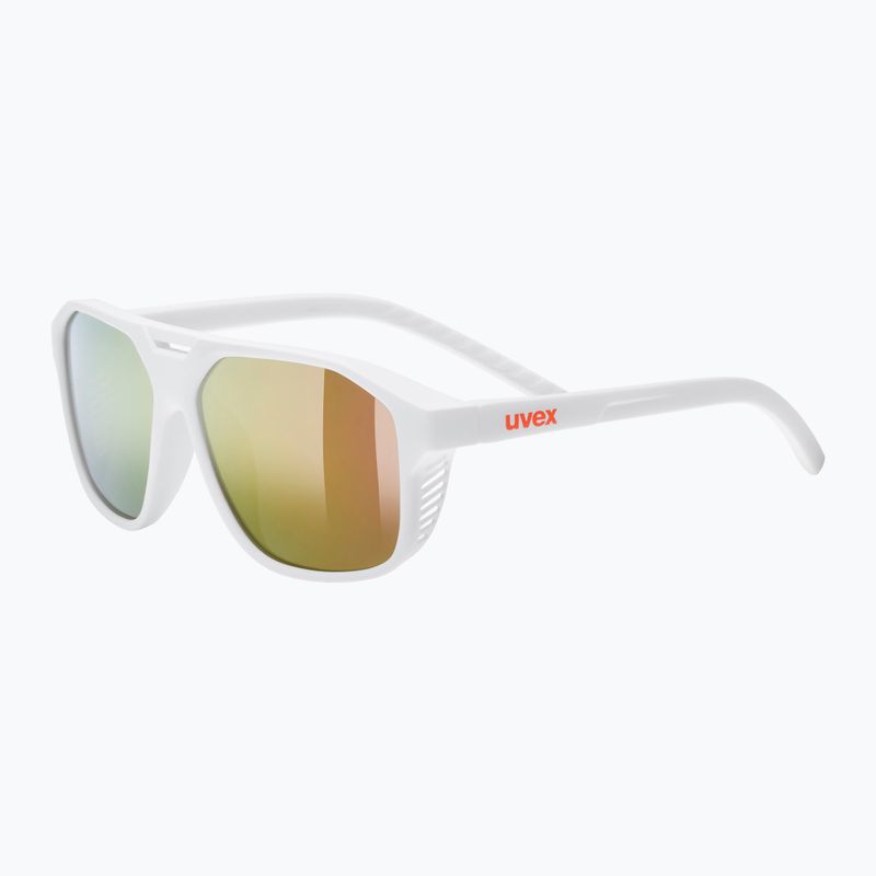 Gyerek napszemüveg UVEX Cosmic Jr white matt/mirror red
