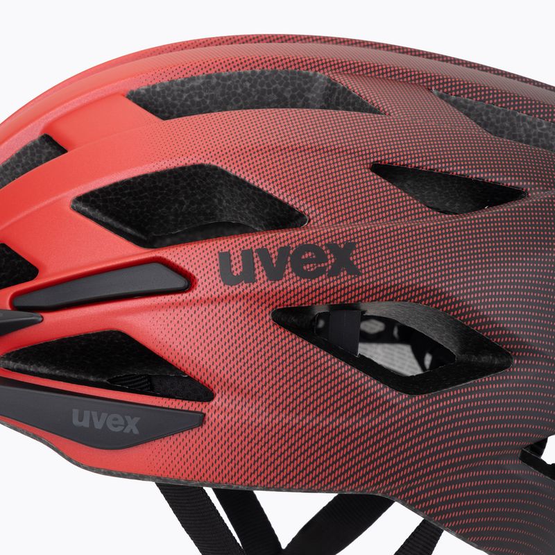 Kerékpáros sisak UVEX I-vo 2 red/black matte 7