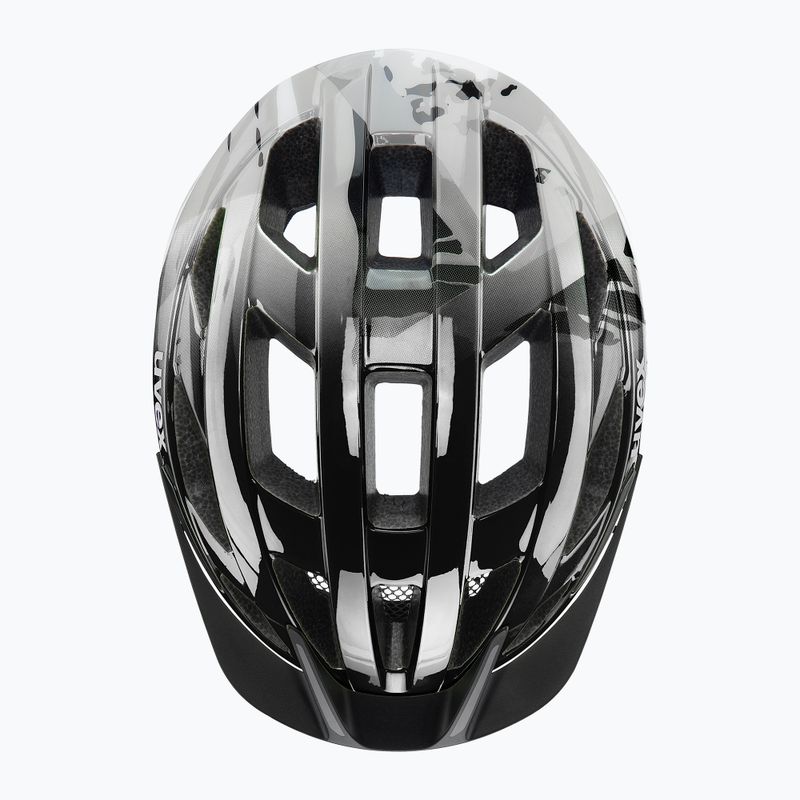Gyerek kerékpáros sisak UVEX Air Wing 2 warm grey/black 11