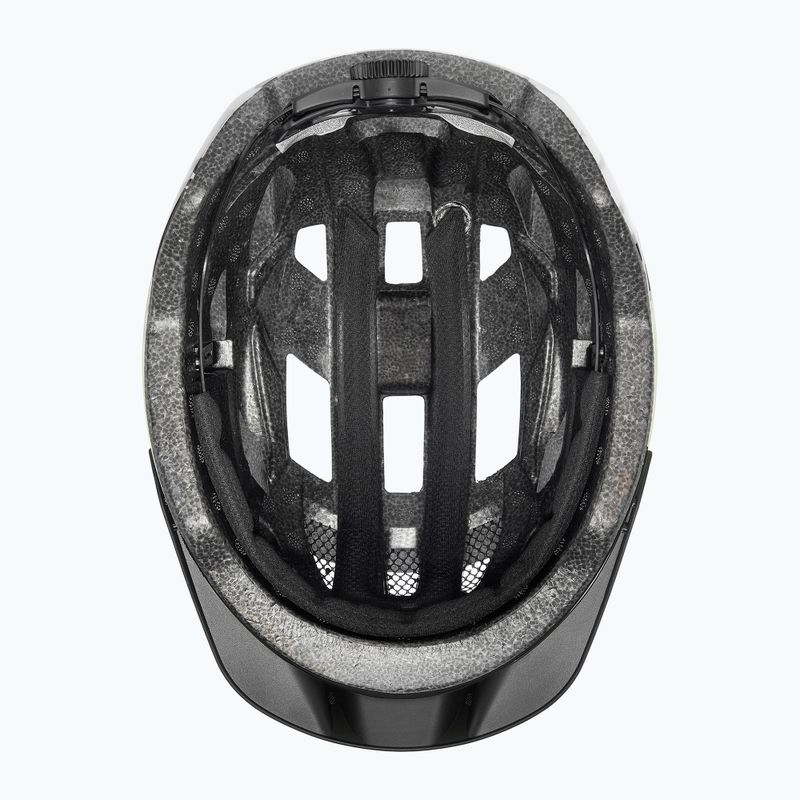 Gyerek kerékpáros sisak UVEX Air Wing 2 warm grey/black 12