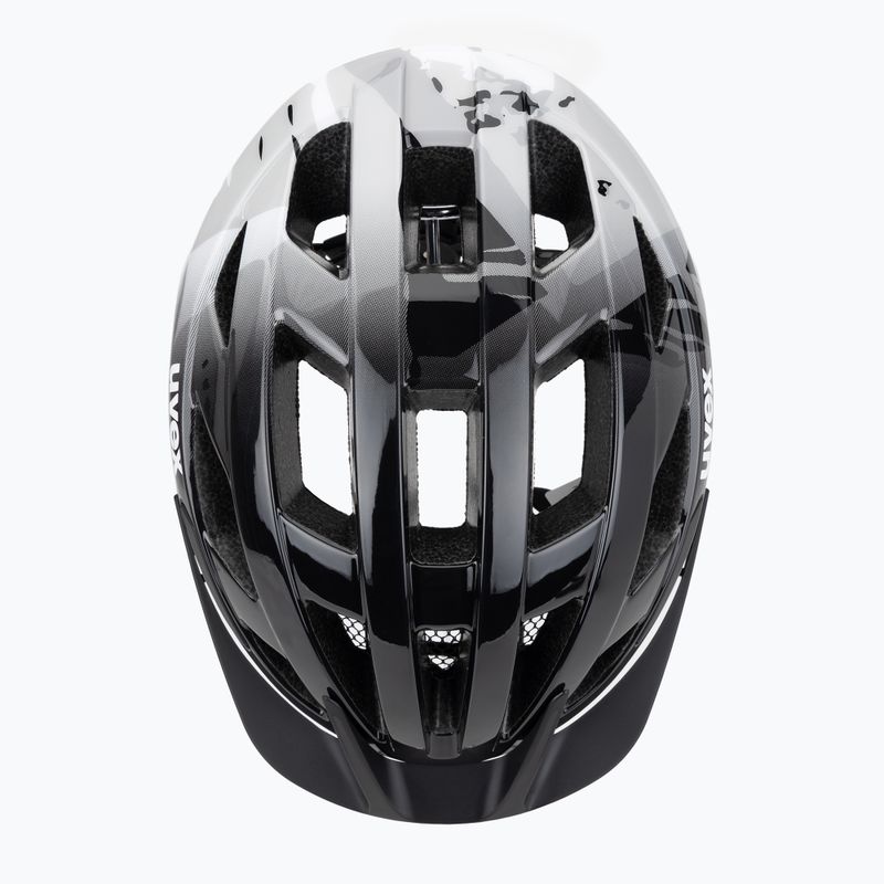 Gyerek kerékpáros sisak UVEX Air Wing 2 warm grey/black 6
