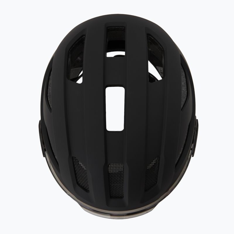 Kerékpáros sisak UVEX Stride Visor black matt/lite mirror silver 6