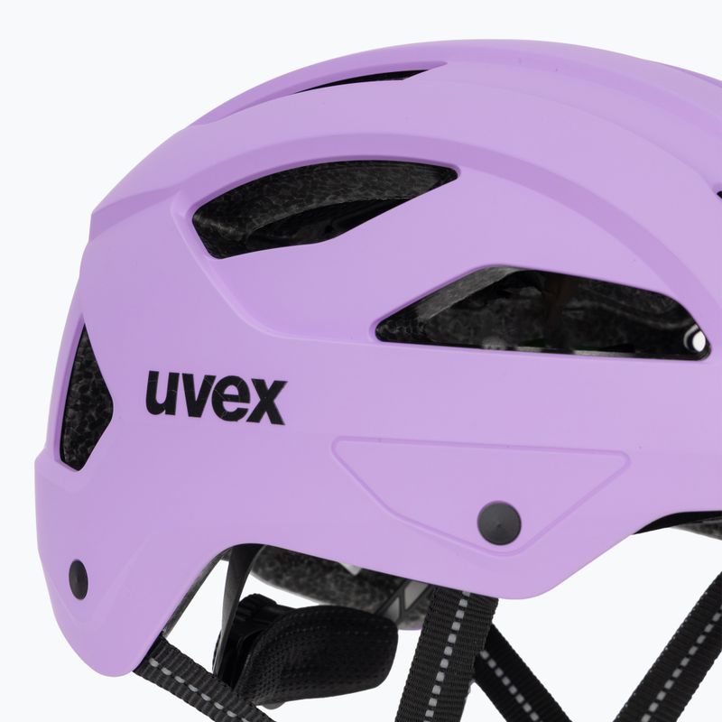 Kerékpáros sisak UVEX City Stride lilac matt 7