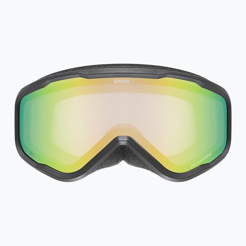 Gyerek síszemüveg UVEX Speedy Nova FM S2 black matt/mirror green 2