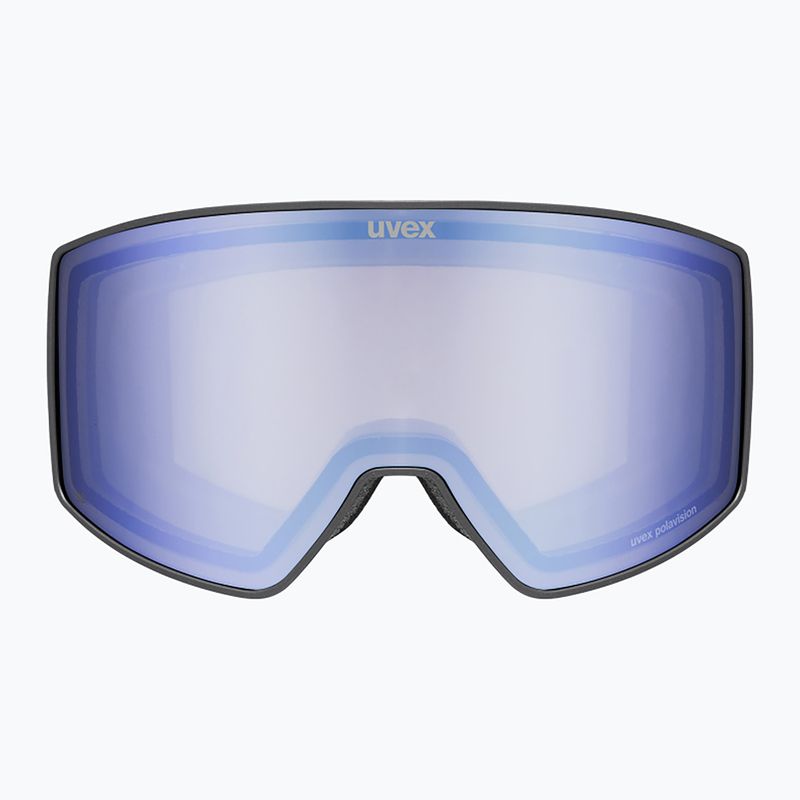 Síszemüveg UVEX Scenic P S0-S4 black matt/mirror blue/pola 2