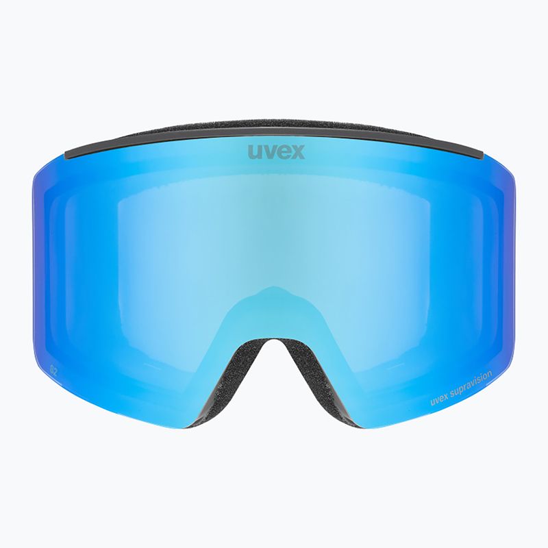 Síszemüveg UVEX Ignite FM S3 black matt/mirror blue 2