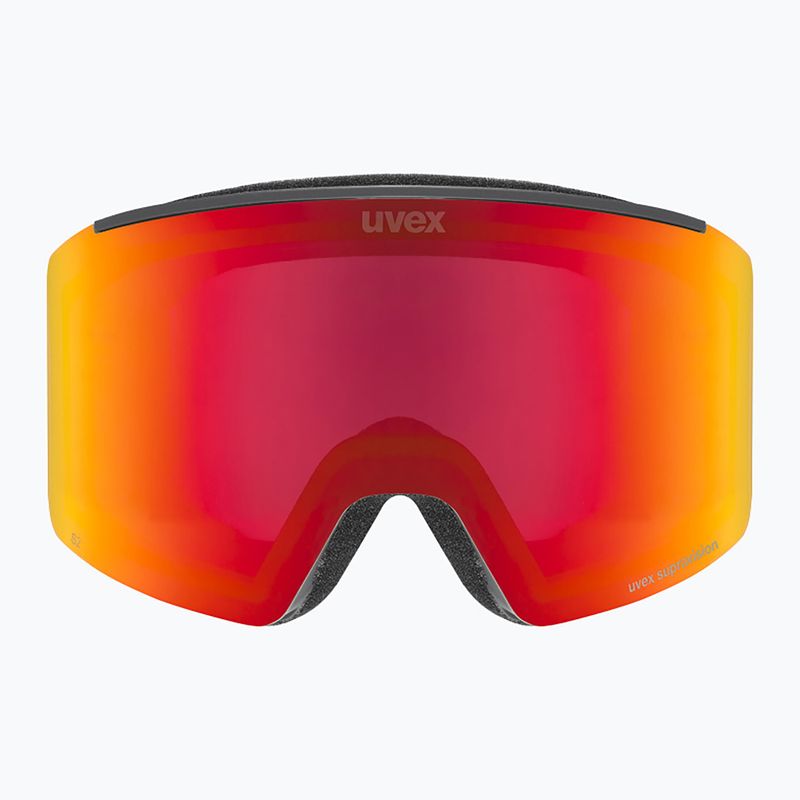 Síszemüveg UVEX Ignite FM S3 black matt/mirror red 2